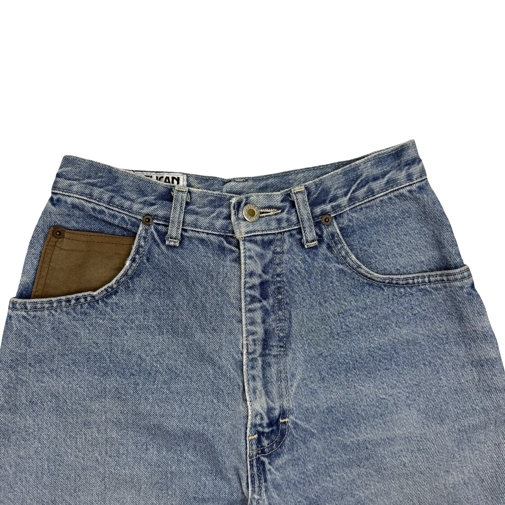 Vintage Pelican Cove Cut Off Denim Shorts Light Wash