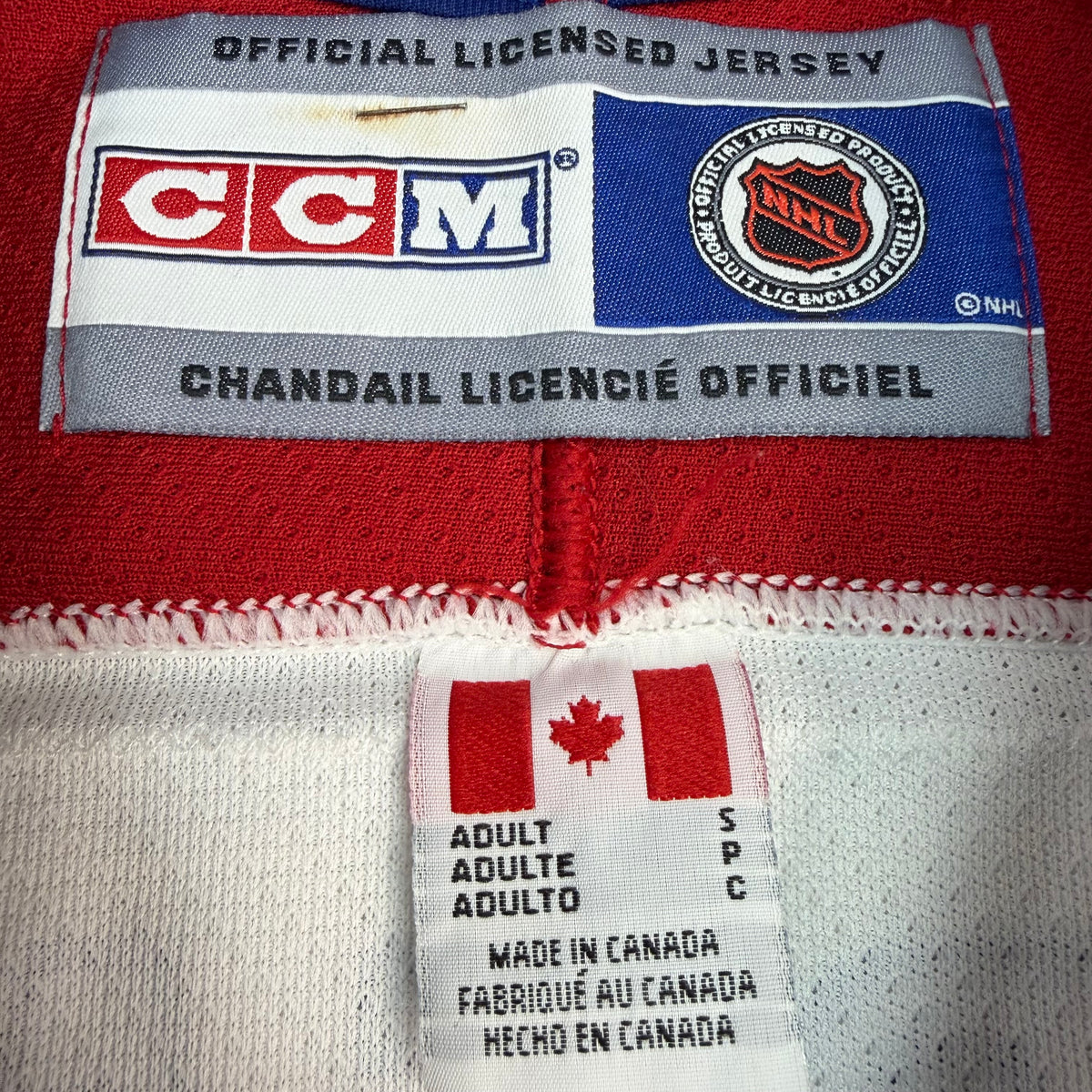 Vintage CCM Montreal Canadiens Custom Jersey White