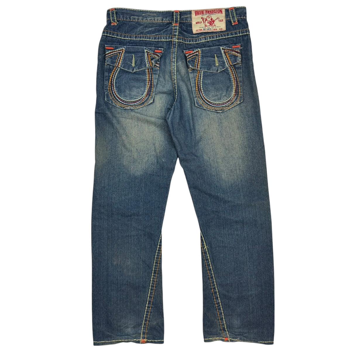 Vintage True Religion Flared Jeans Blue