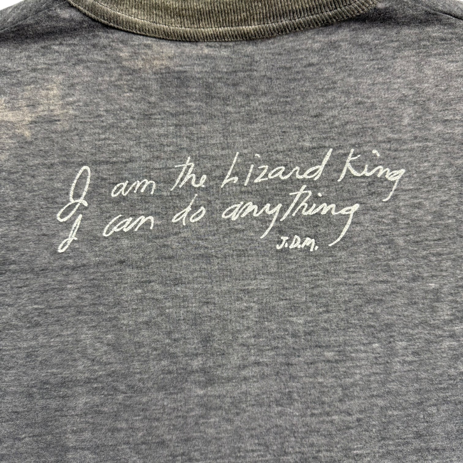 1988 The Doors Jim Morrison ‘Lizard King’ Ringer Tee Black