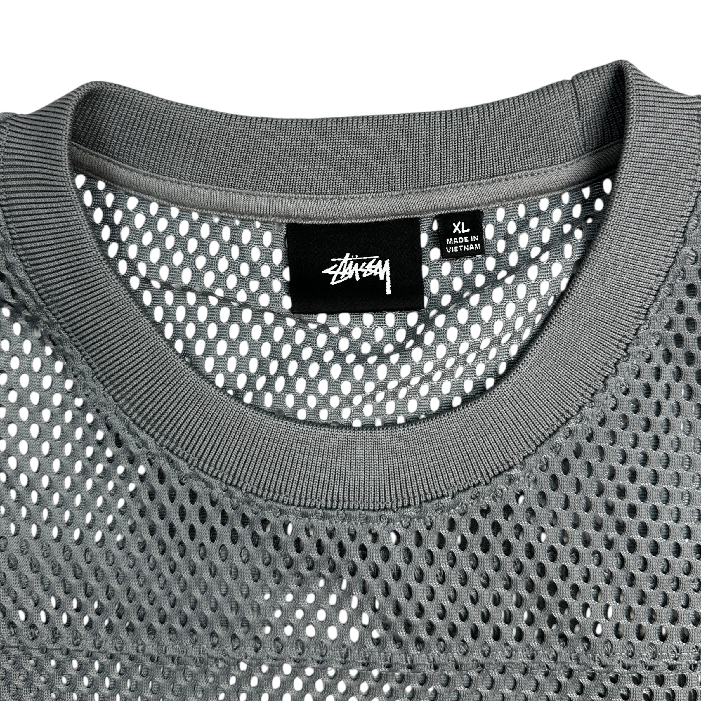 Stussy Sports Mesh Jersey Grey