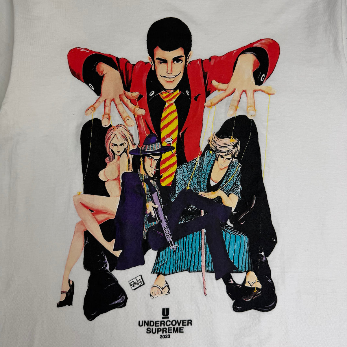 SS23 Supreme x UNDERCOVER Lupin Tee White