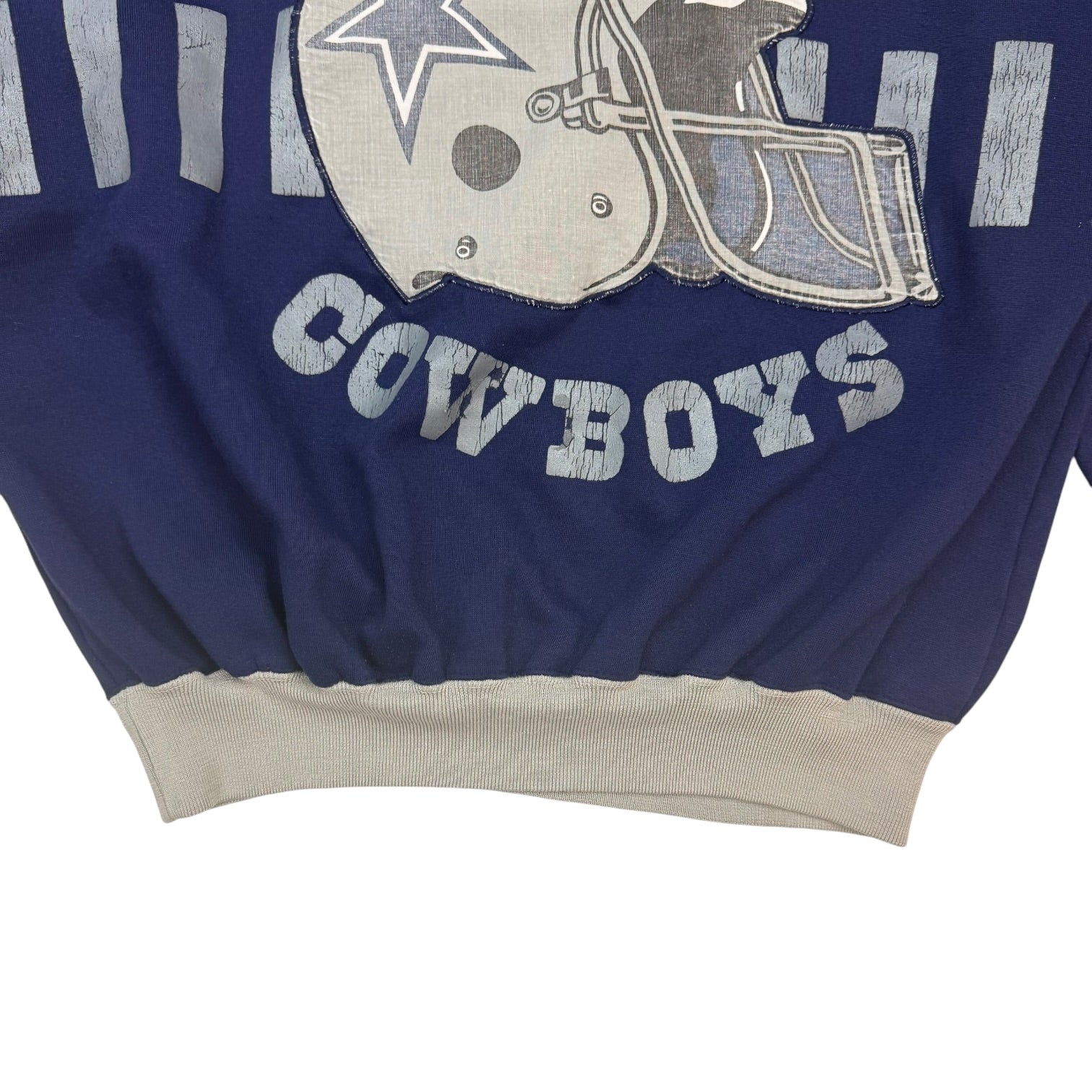 Vintage Starter Dallas Cowboys Crewneck Blue/Grey