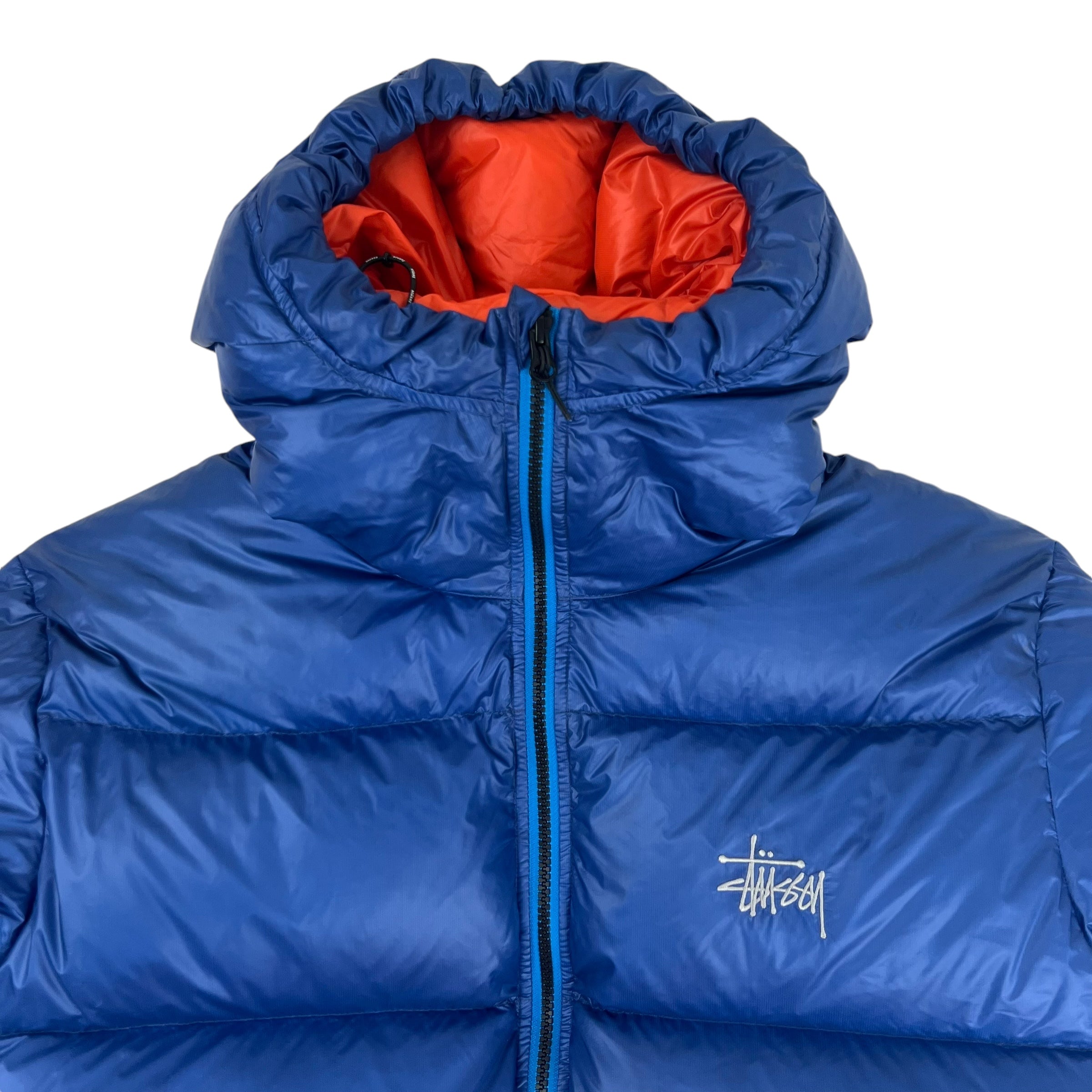 Stussy Down Parka Micro Ripstop Blue