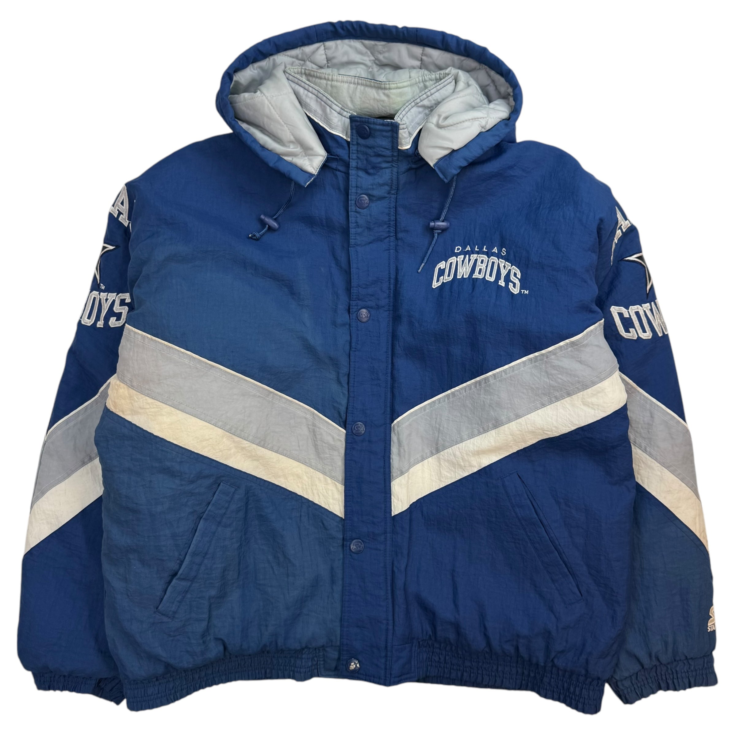 Vintage Starter Dallas Cowboys Nylon Jacket Blue