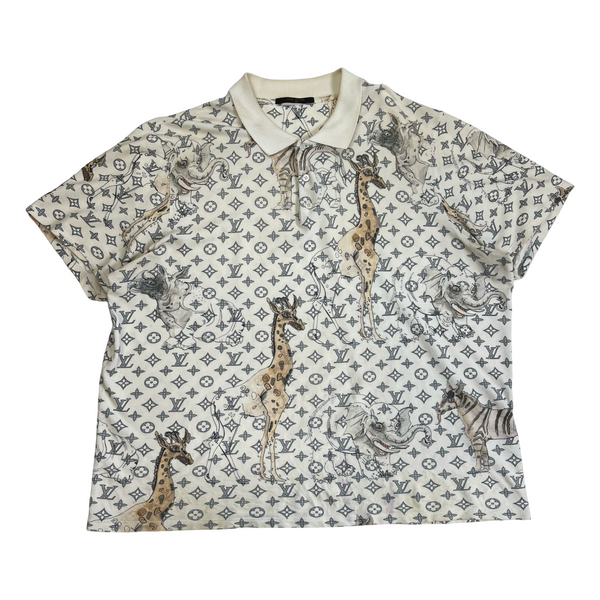 Louis Vuitton x Chapman Brothers Savannah Monogram Piqué Polo