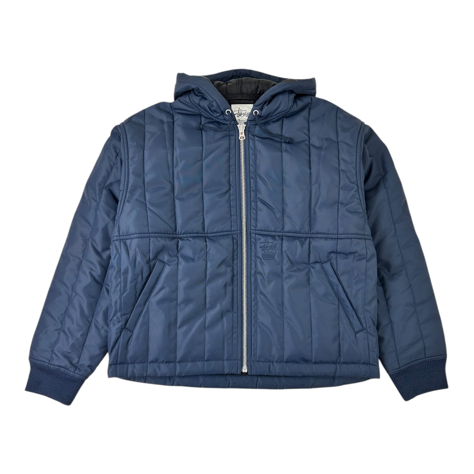 Stussy Nylon Quilted Work Jacket Navy
