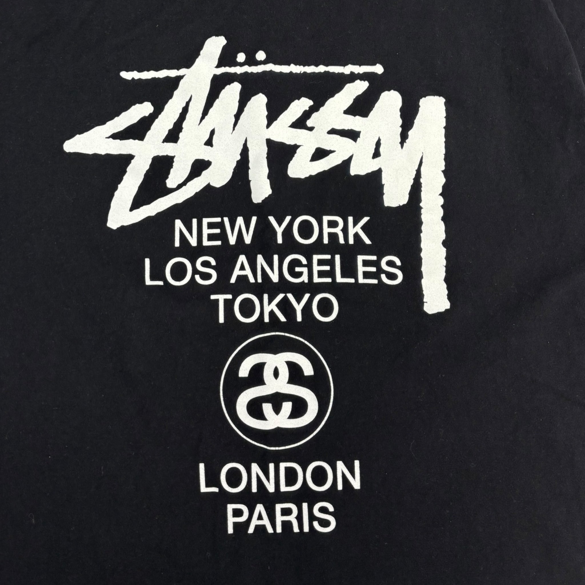 Stussy World Tour T-Shirt Black