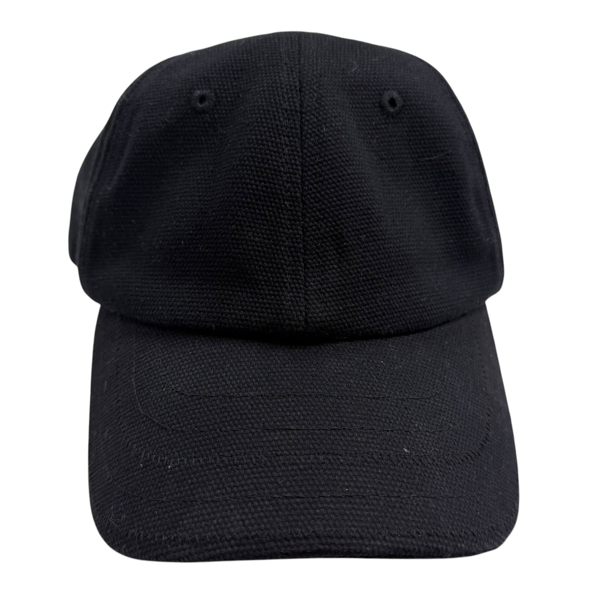 Jacquemus Cotton Baseball Cap Black