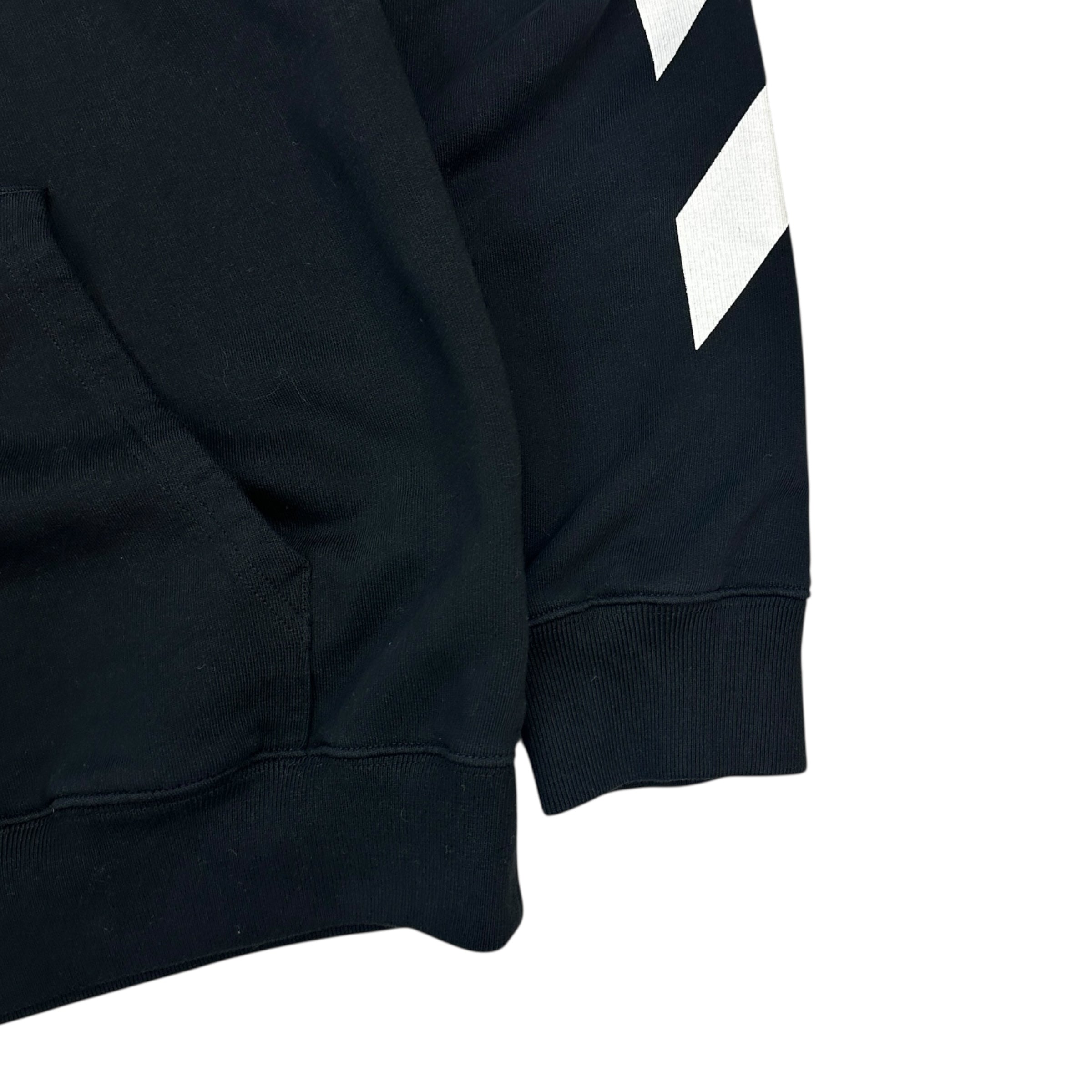 Off White Mona Lisa Arrows Hoodie Black/White