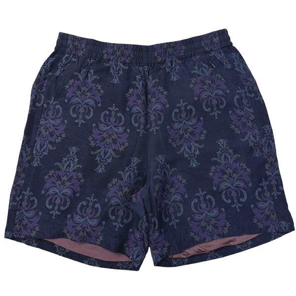 Needles Ornamental Jacquard Shorts Navy