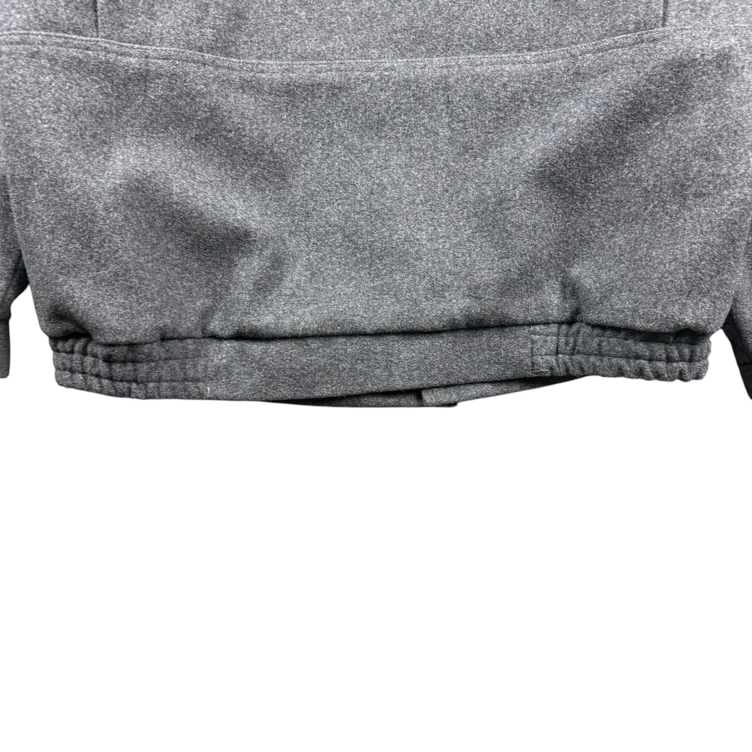 Vintage Club International Wool Blend Bomber Jacket Grey