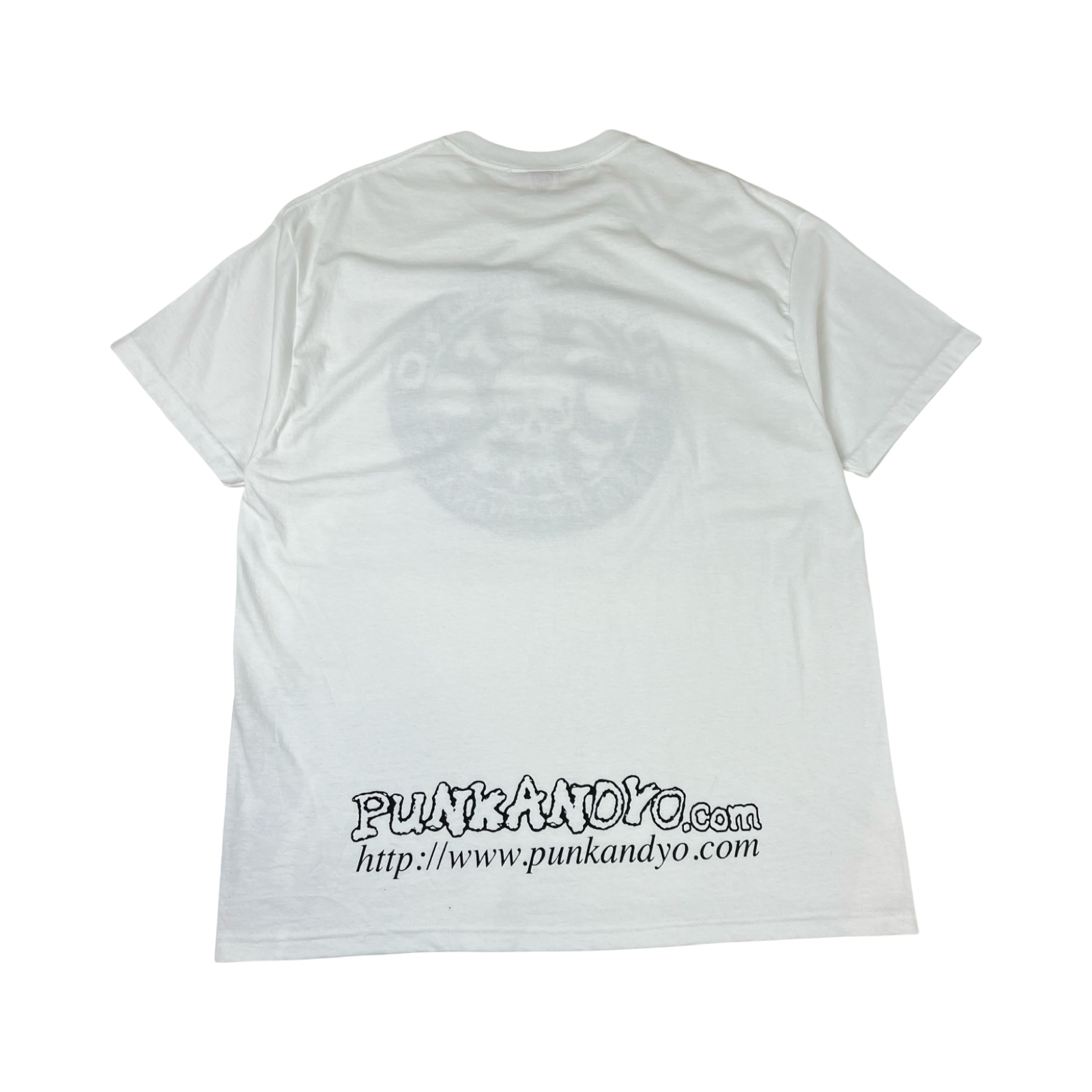 Punkandyo Skull Tyre T-shirt White