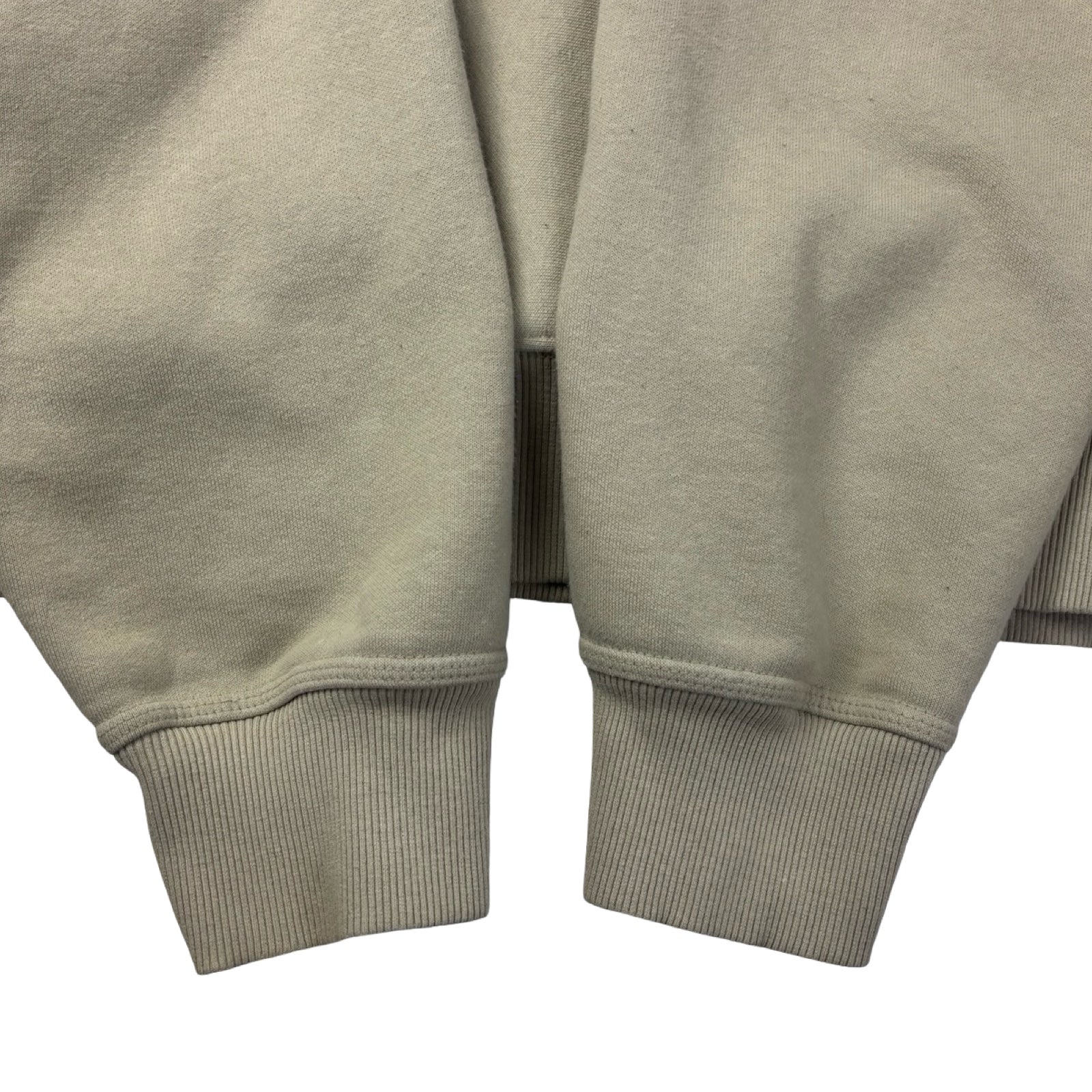 Stussy Script Logo Embroidery Pullover Hoodie Creme