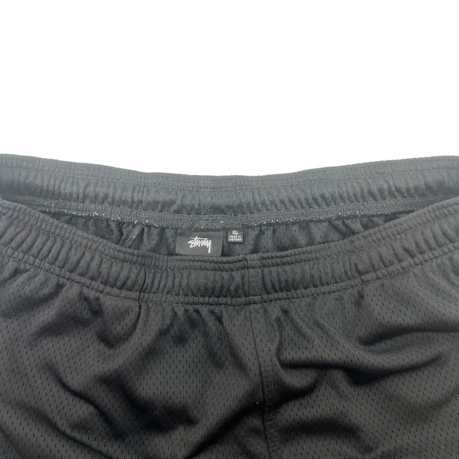 Stussy Stock Logo Mesh Short Black