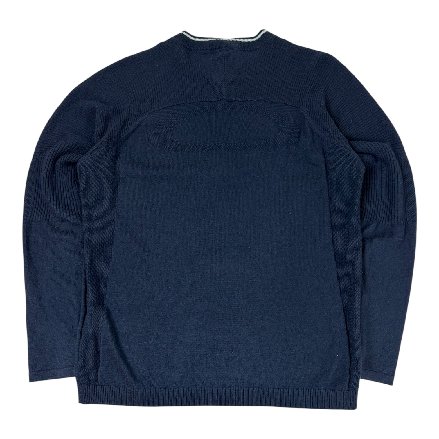 Vintage Oakley Knit Quarter-Zip Sweater Navy