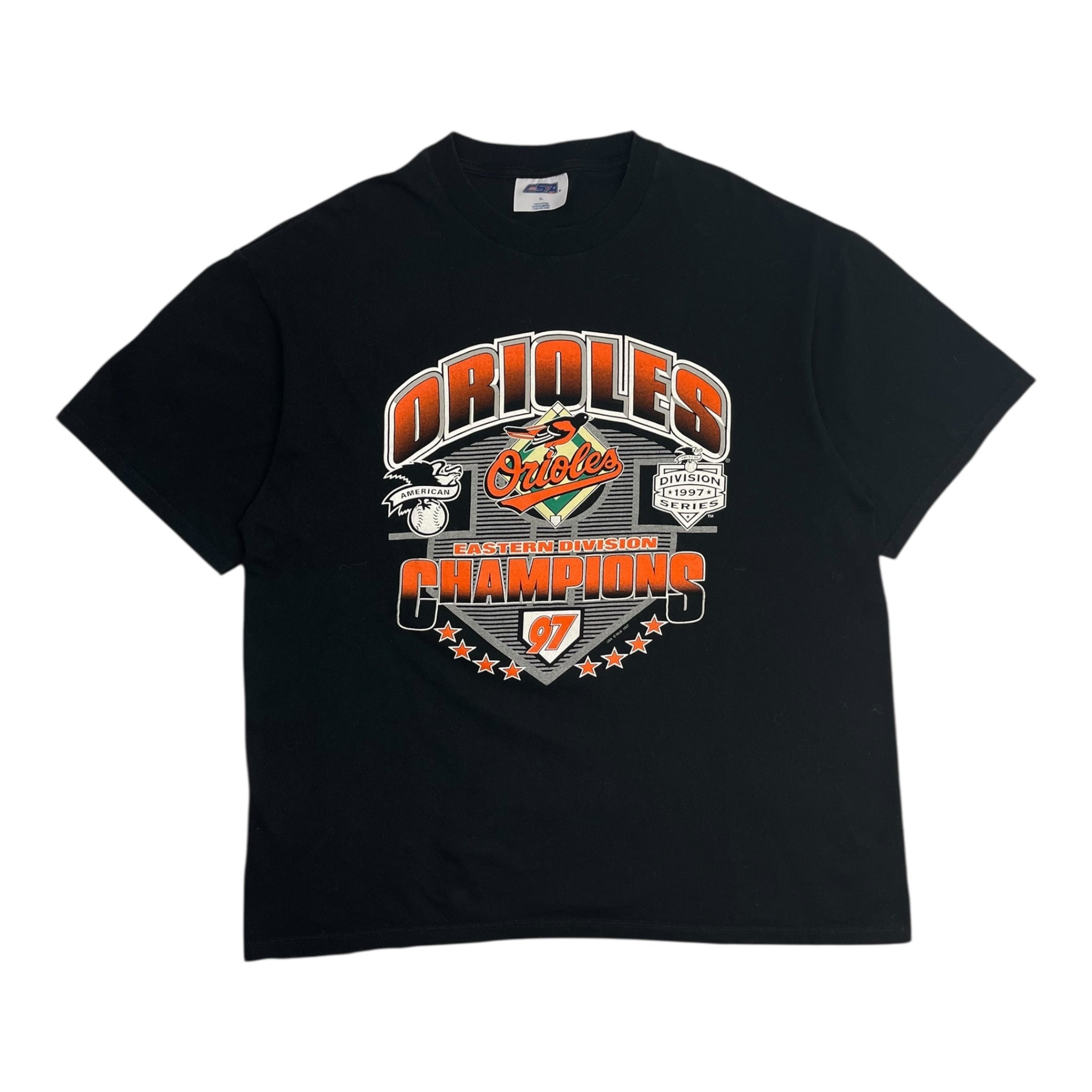 1997 Baltimore Orioles Champions T-Shirt Black