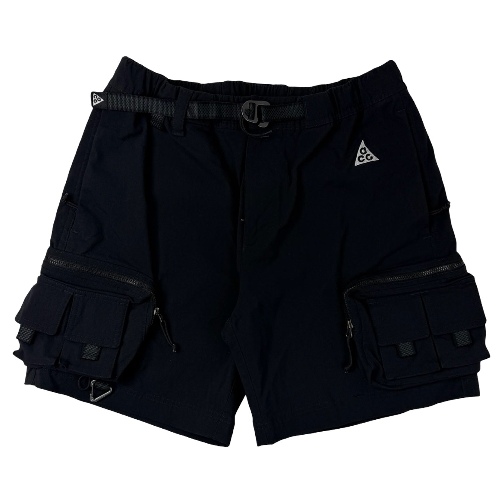 Nike ACG Embroidered Logo Cargo Shorts Black