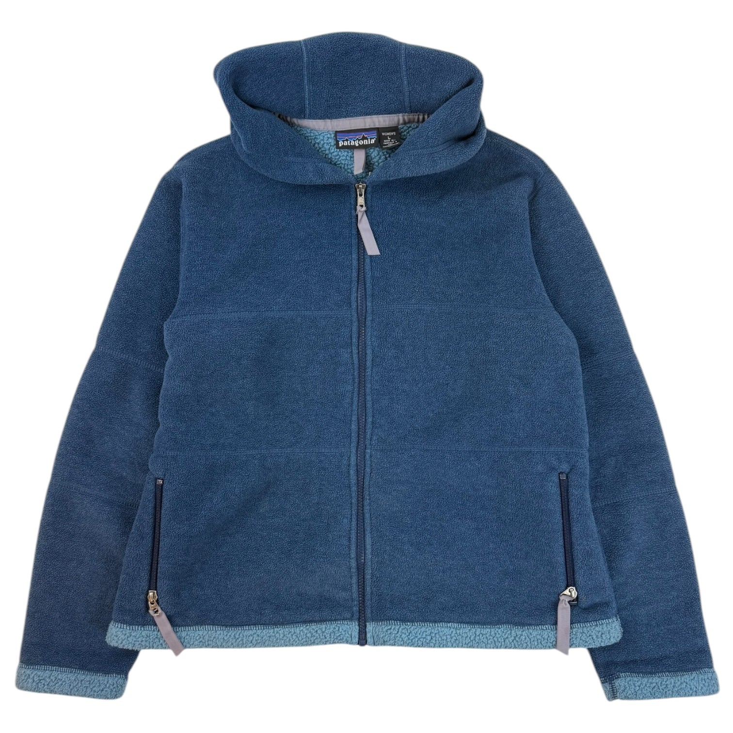 Vintage Patagonia Women’s Fleece Hoodie Blue