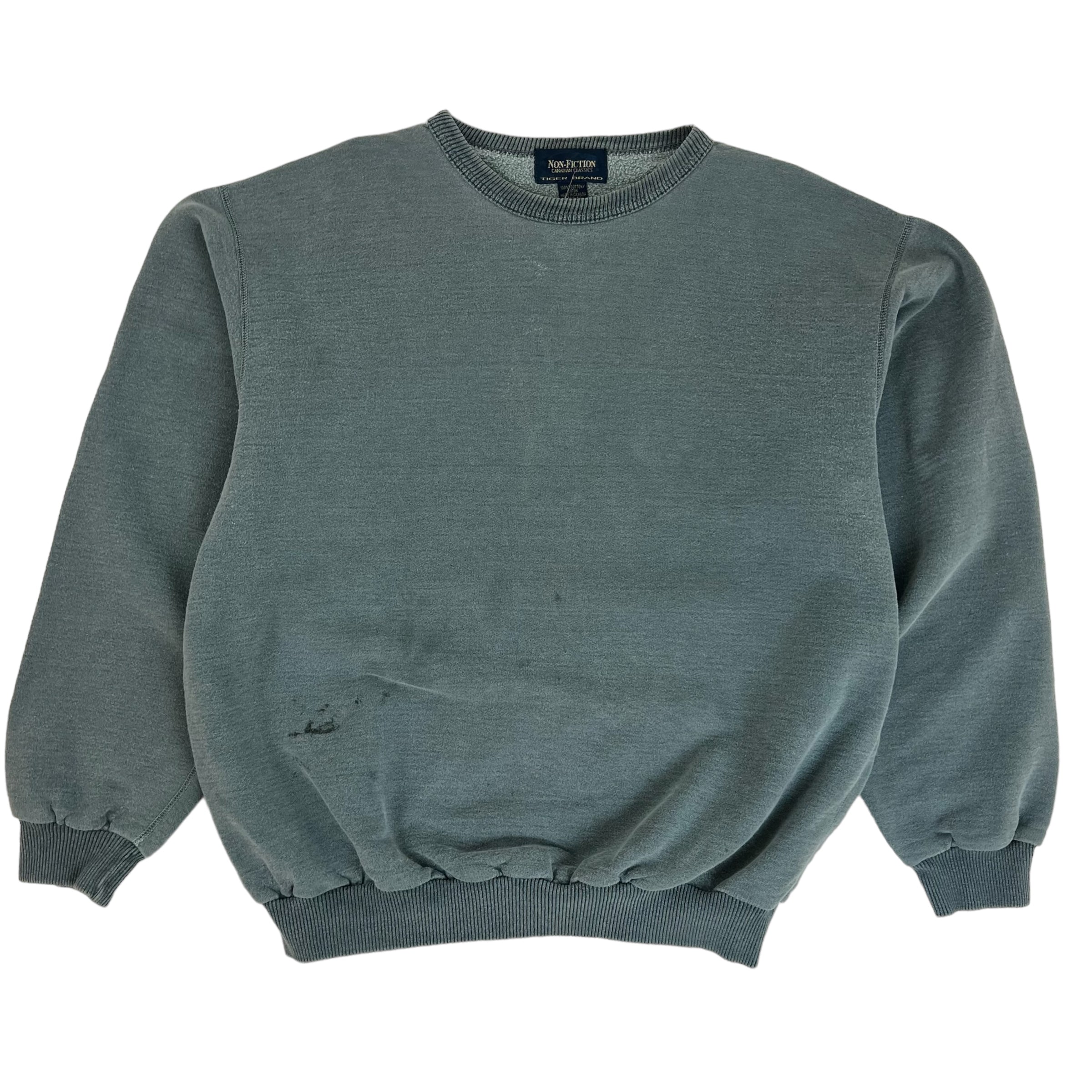 Vintage Non Fiction Crewneck Green