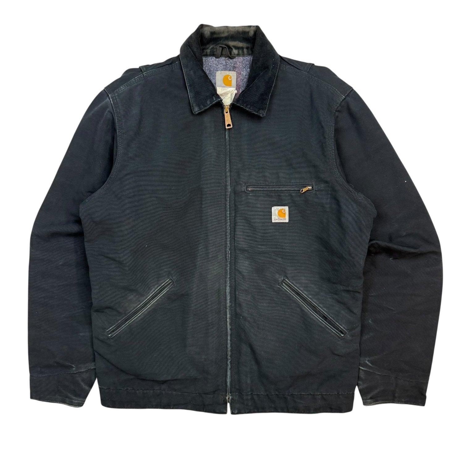 Vintage Carhartt Detroit Blanket Lined Jacket Black