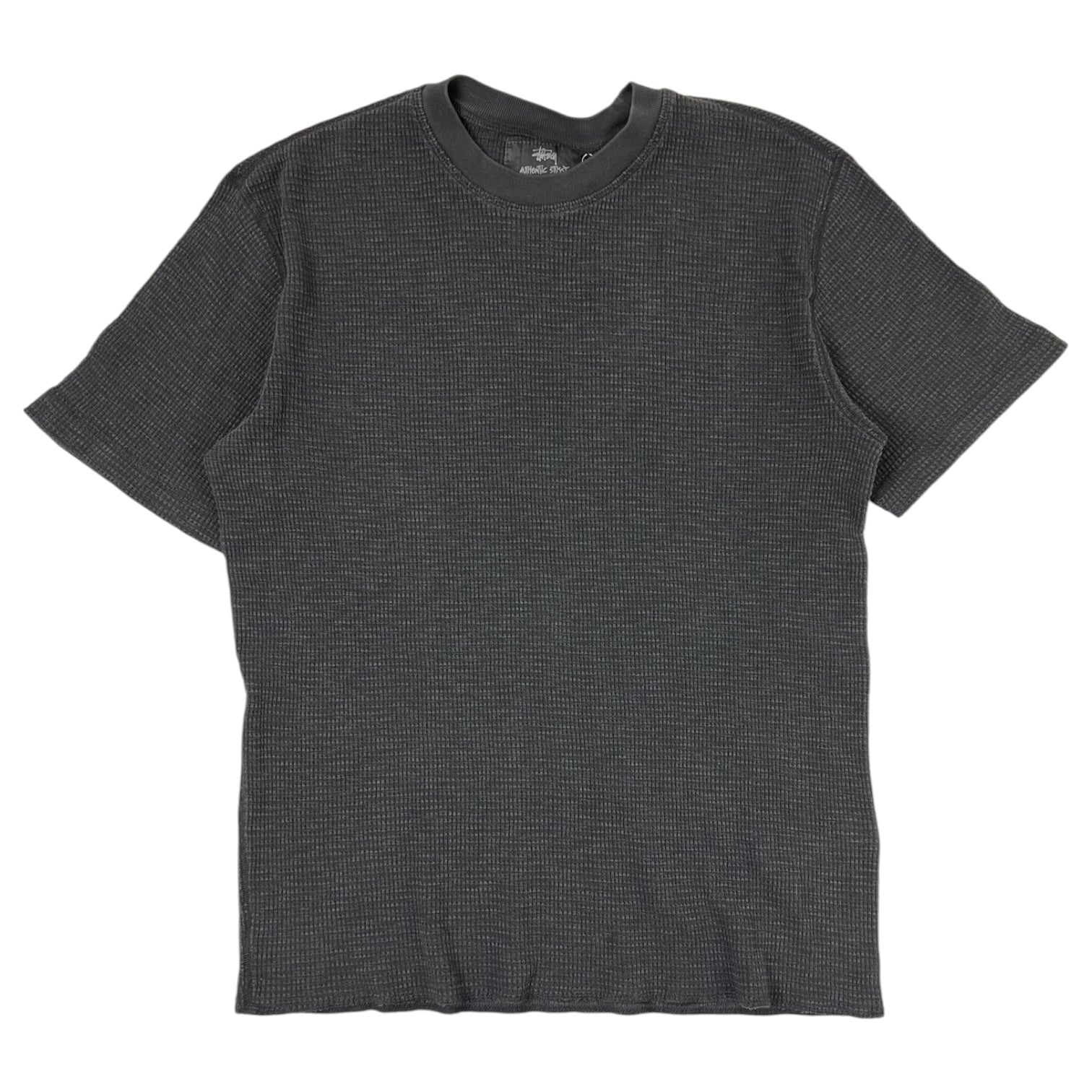 Stussy Short Sleeve Thermal T-Shirt Grey