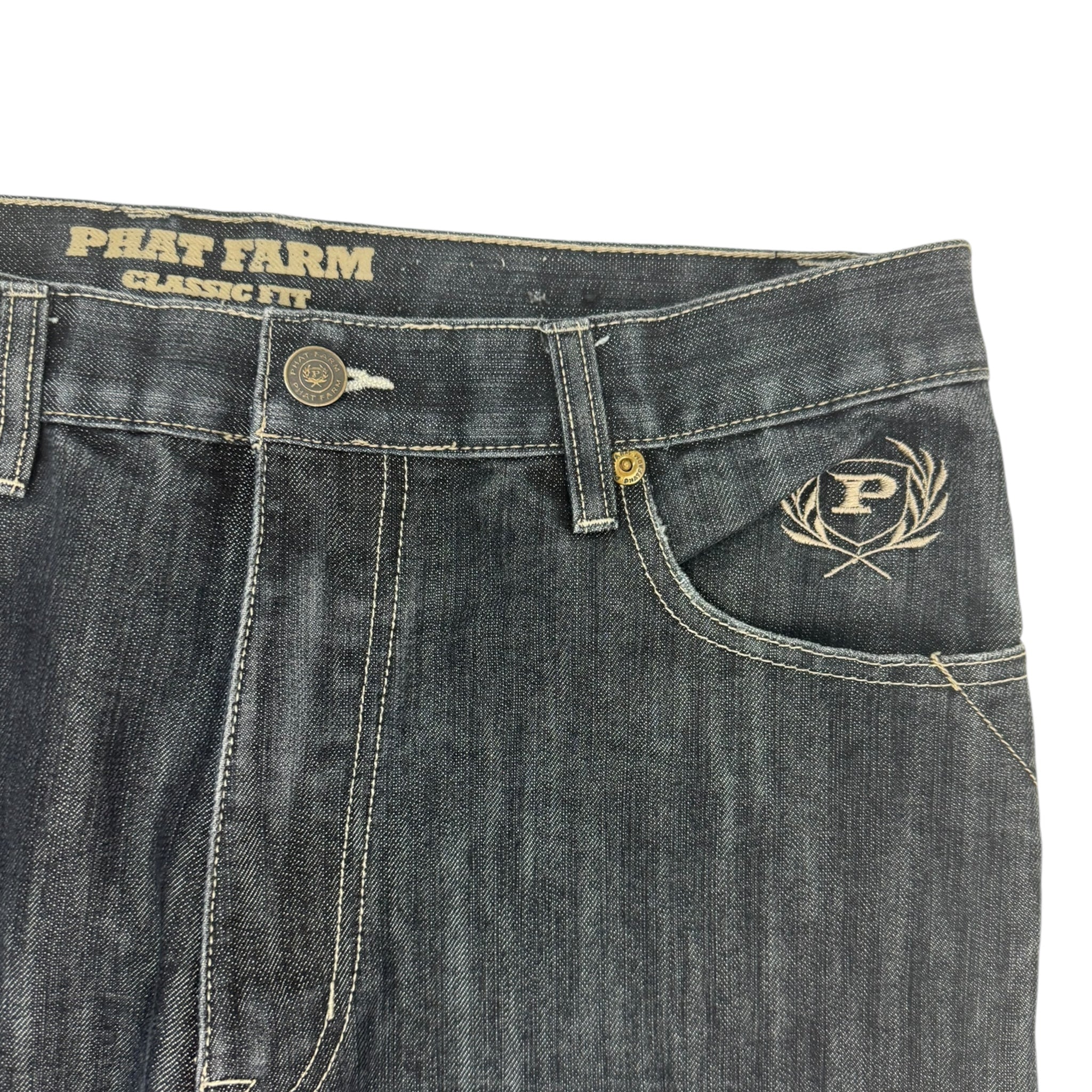 Vintage Y2K Phat Farm Embroidered Denim Jeans