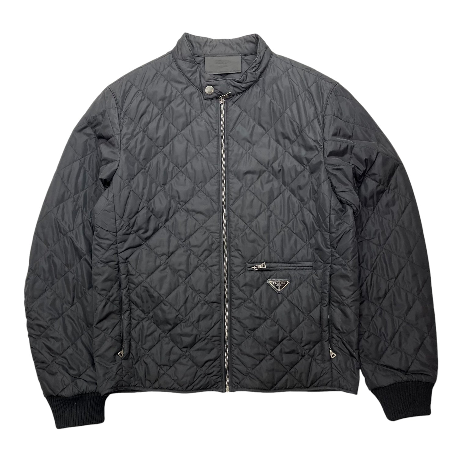 Prada Quilted Light Jacket Black