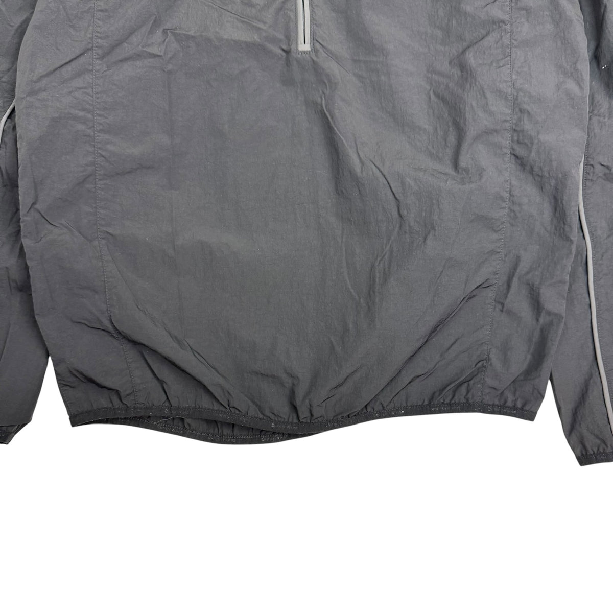 District Vision Logo-Appliquéd Shell Half-Zip Jacket Black