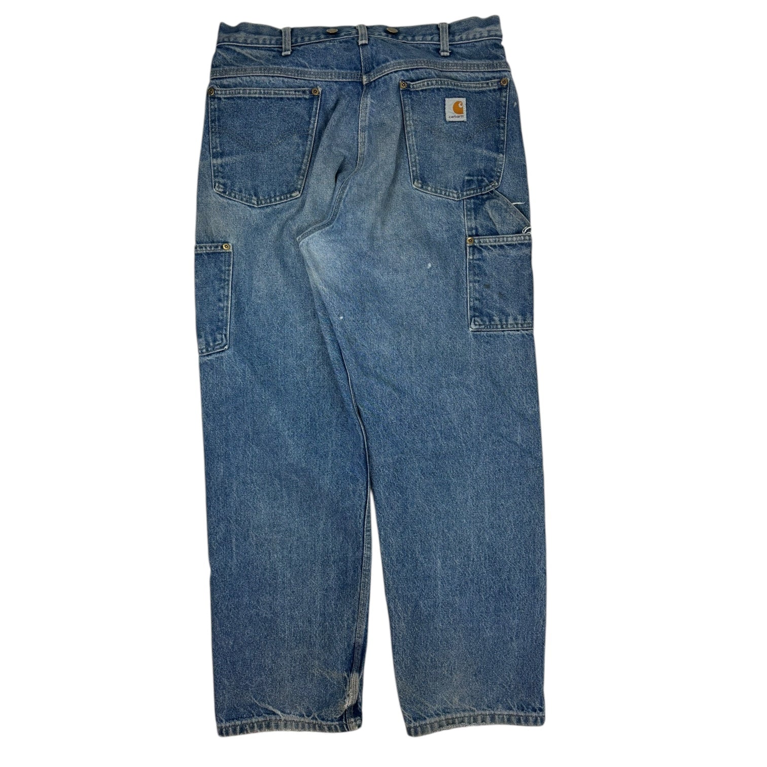 Vintage Carhartt Denim Logger Carpenter Pant Medium Wash
