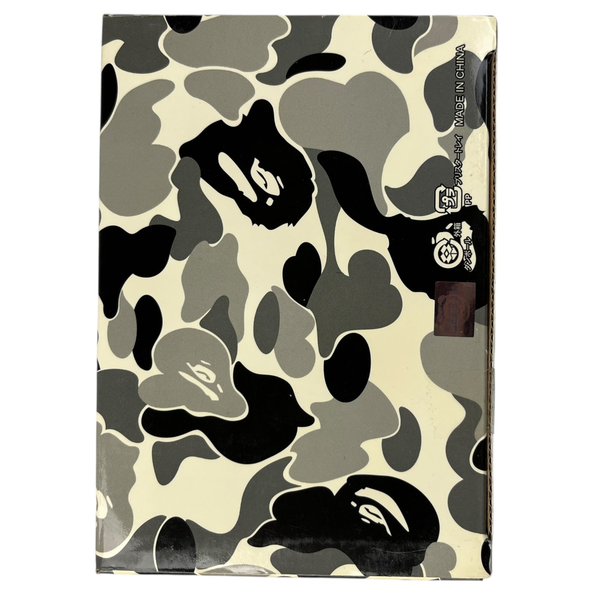 BAPE x Bear Brick ABC Camo 400% Black/Cream