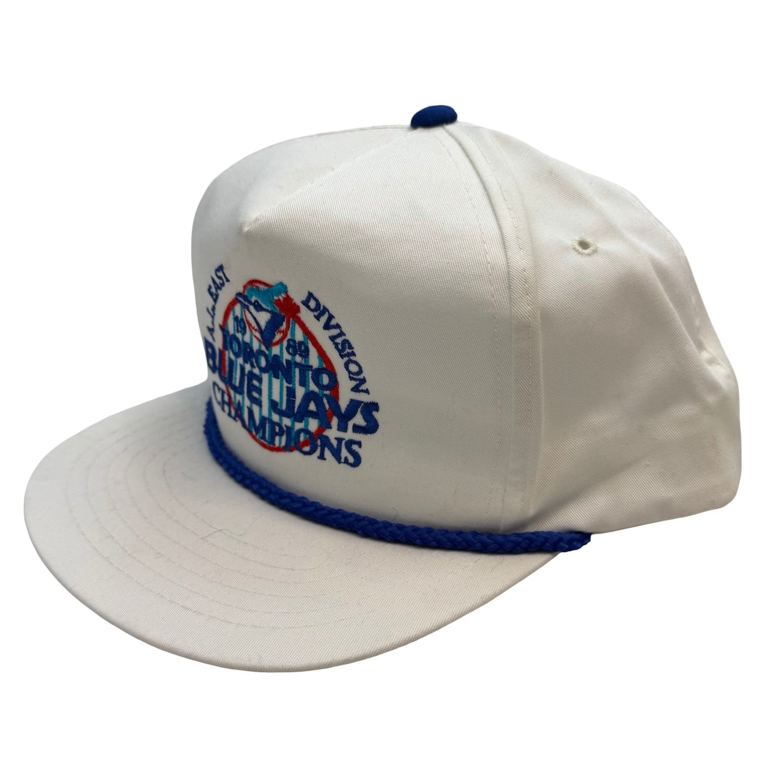 1989 Toronto Blue Jays AL East Division Snapback Hat White