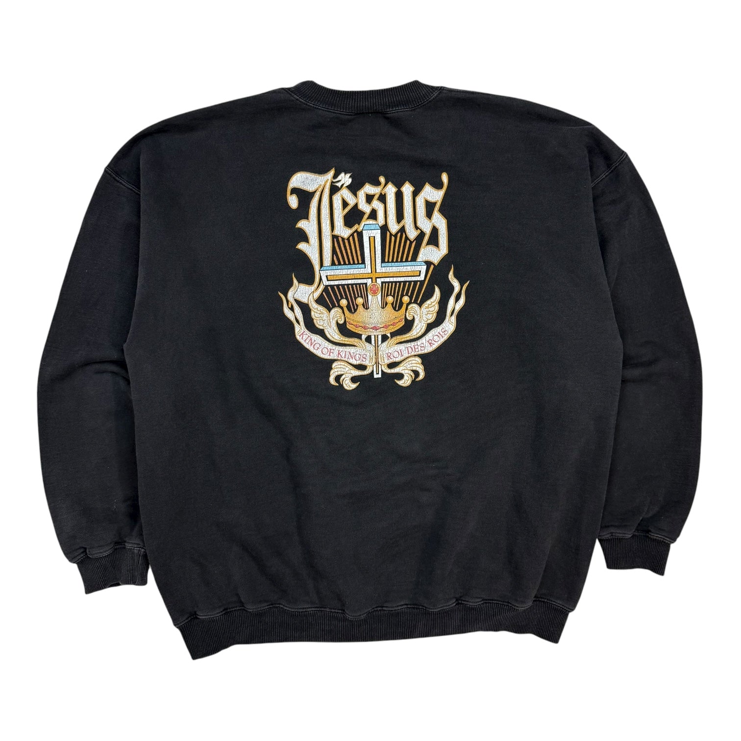 2000 March For Jesus Crewneck Black