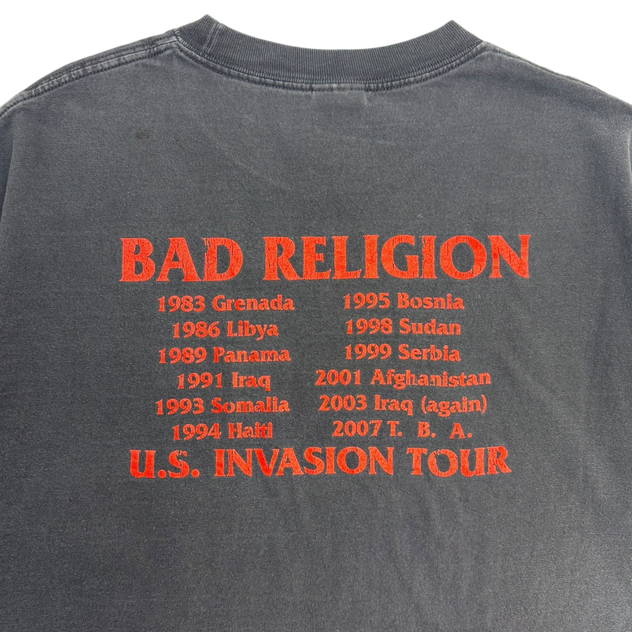 2007 Bad Religion Punk Band Tour T-Shirt