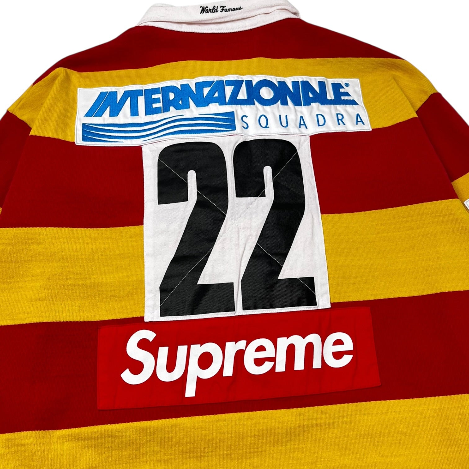 Supreme Stripe Rugby Red