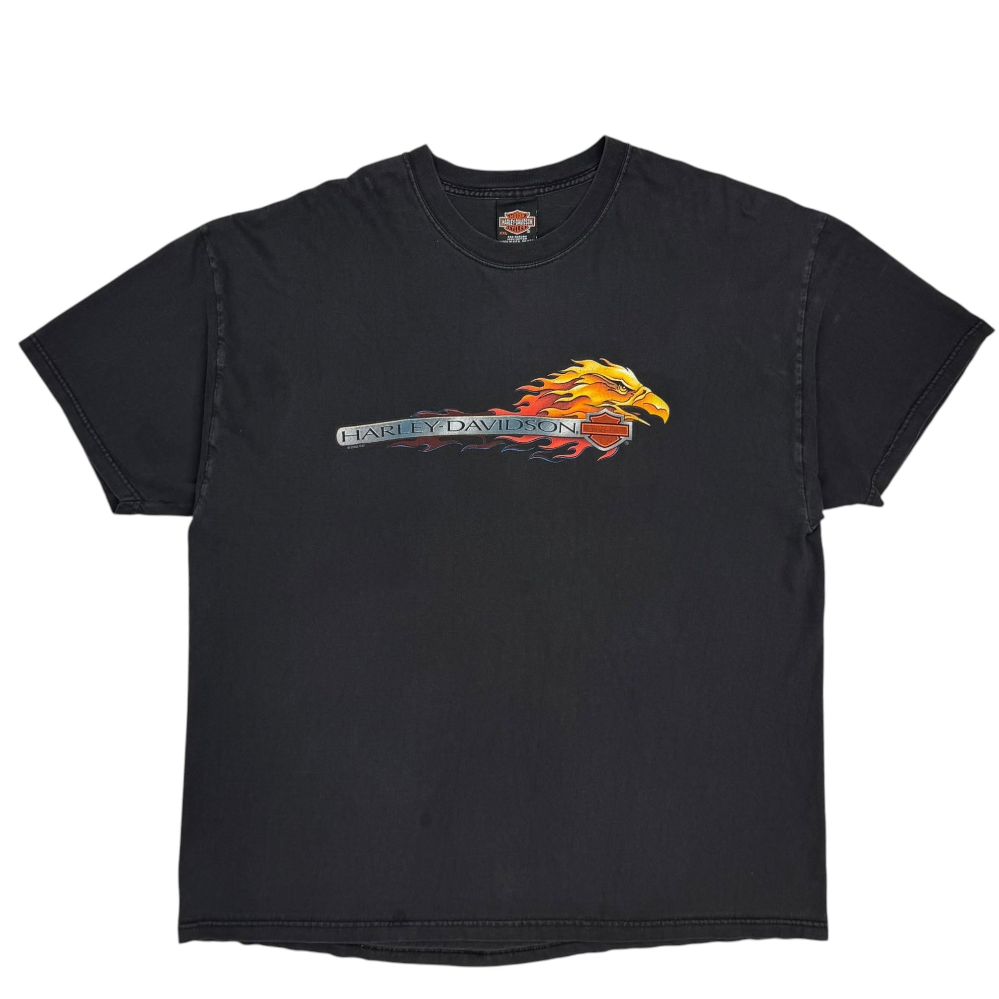 2000 Harley Davidson Calgary Rocky Mountains Tee Black