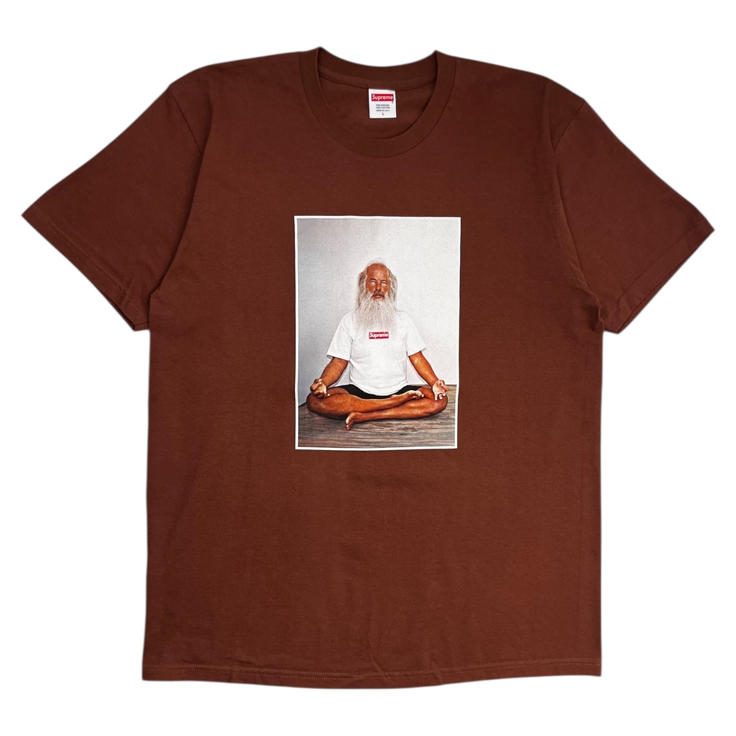 Supreme Rick Rubin Tee Brown