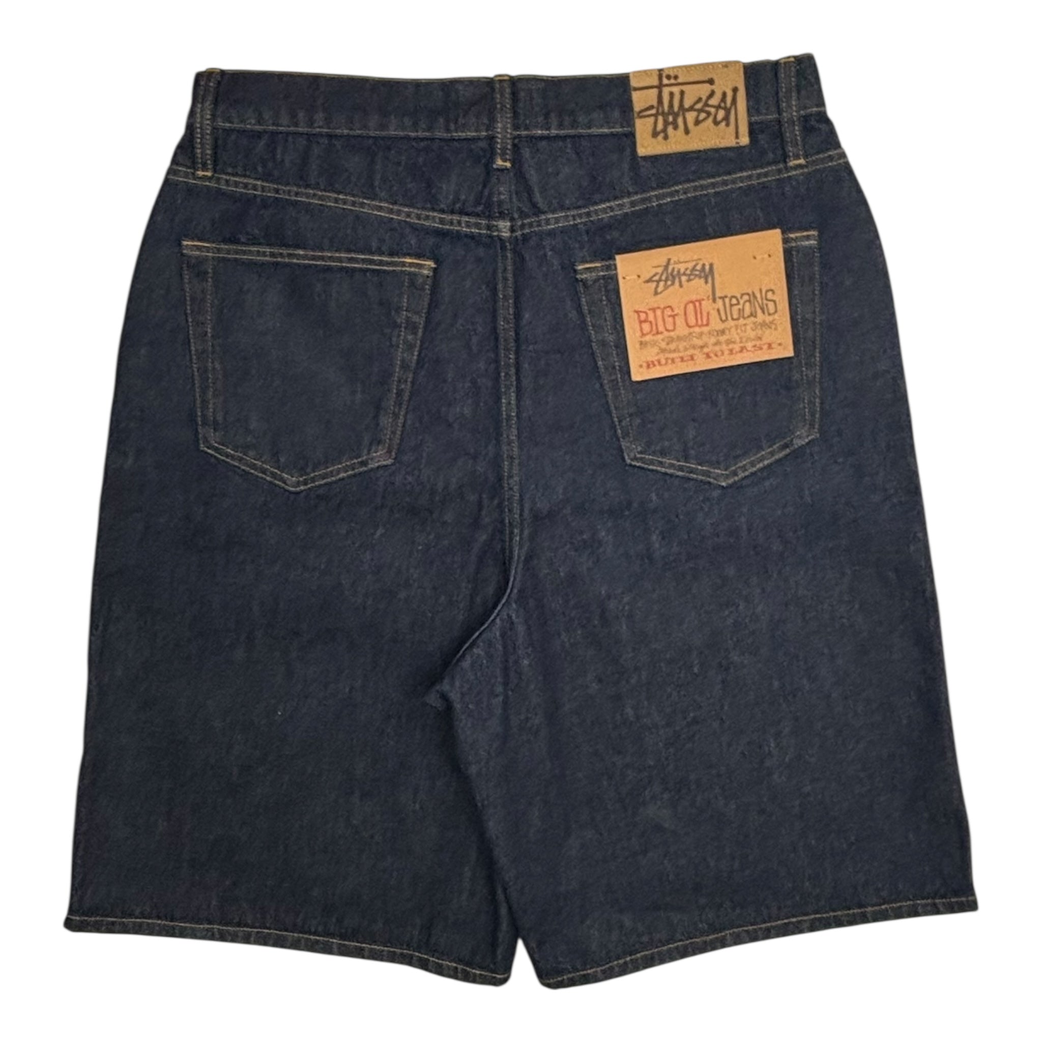 Stussy Big Ol Denim Shorts Rinsed Indigo