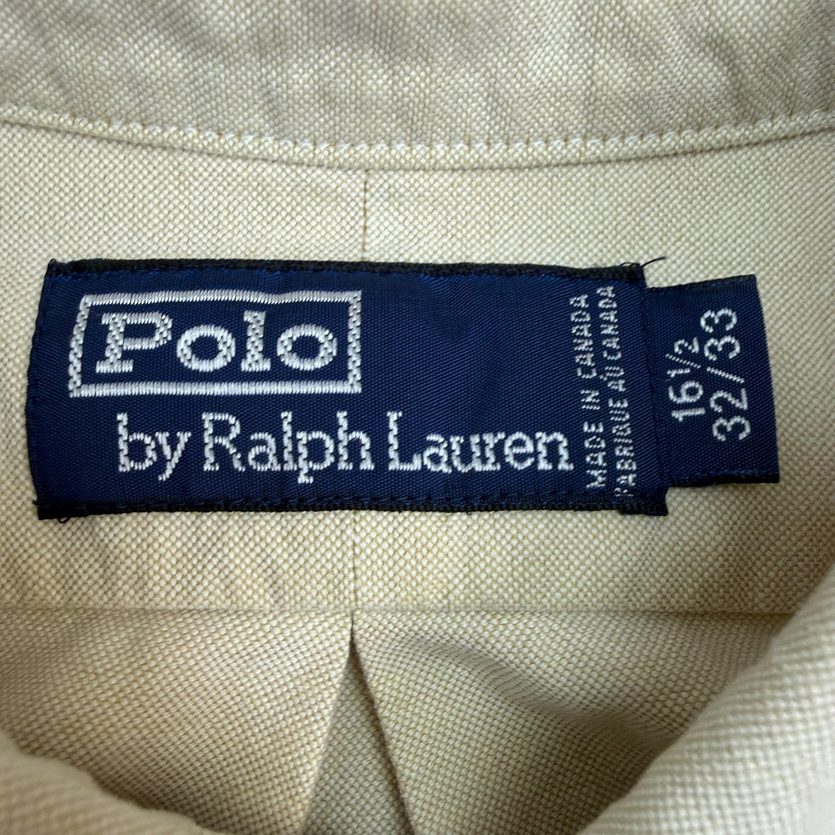 Vintage Polo Ralph Lauren L/S Button Up Tan