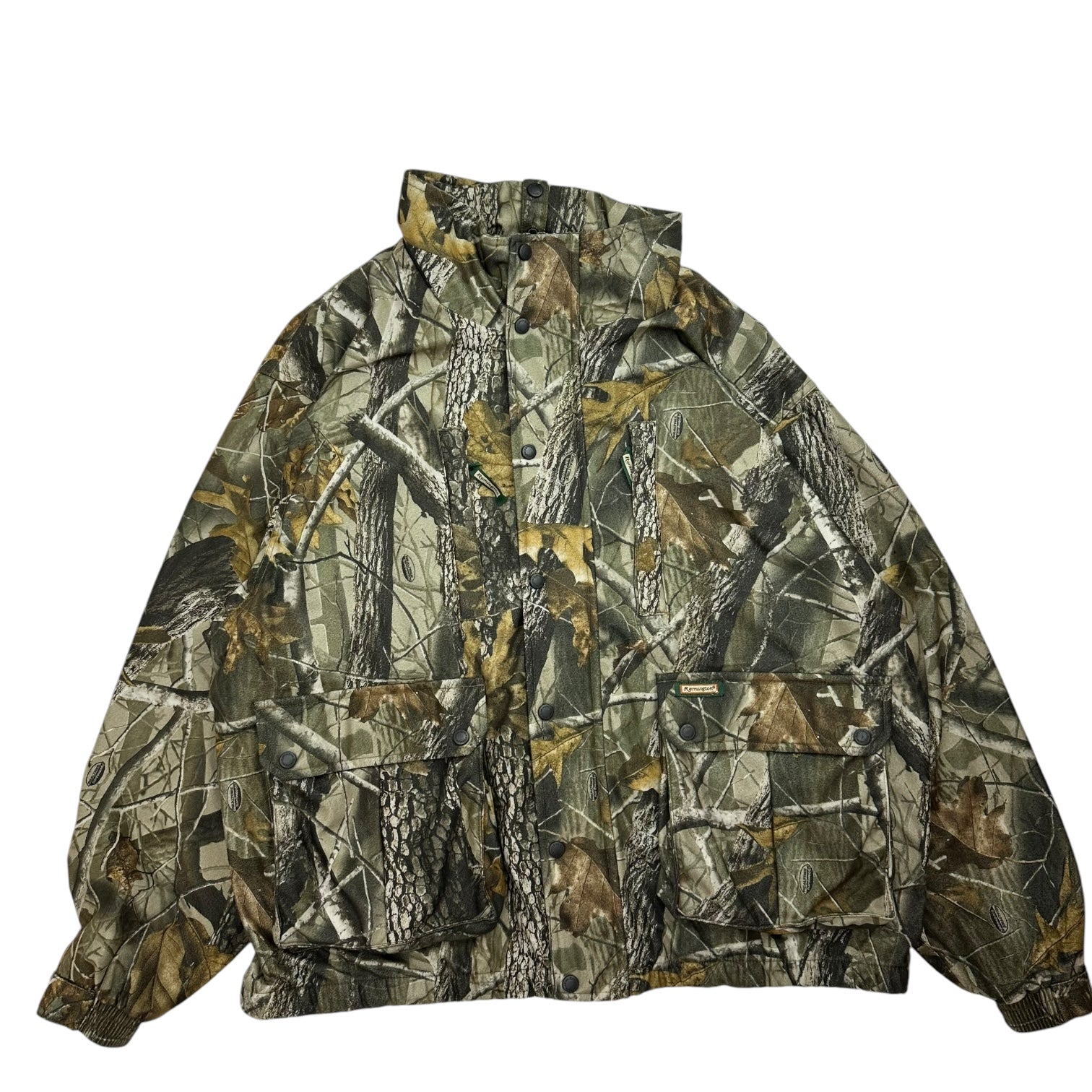 Vintage Remington Realtree Camo Shell Zip Up Jacket