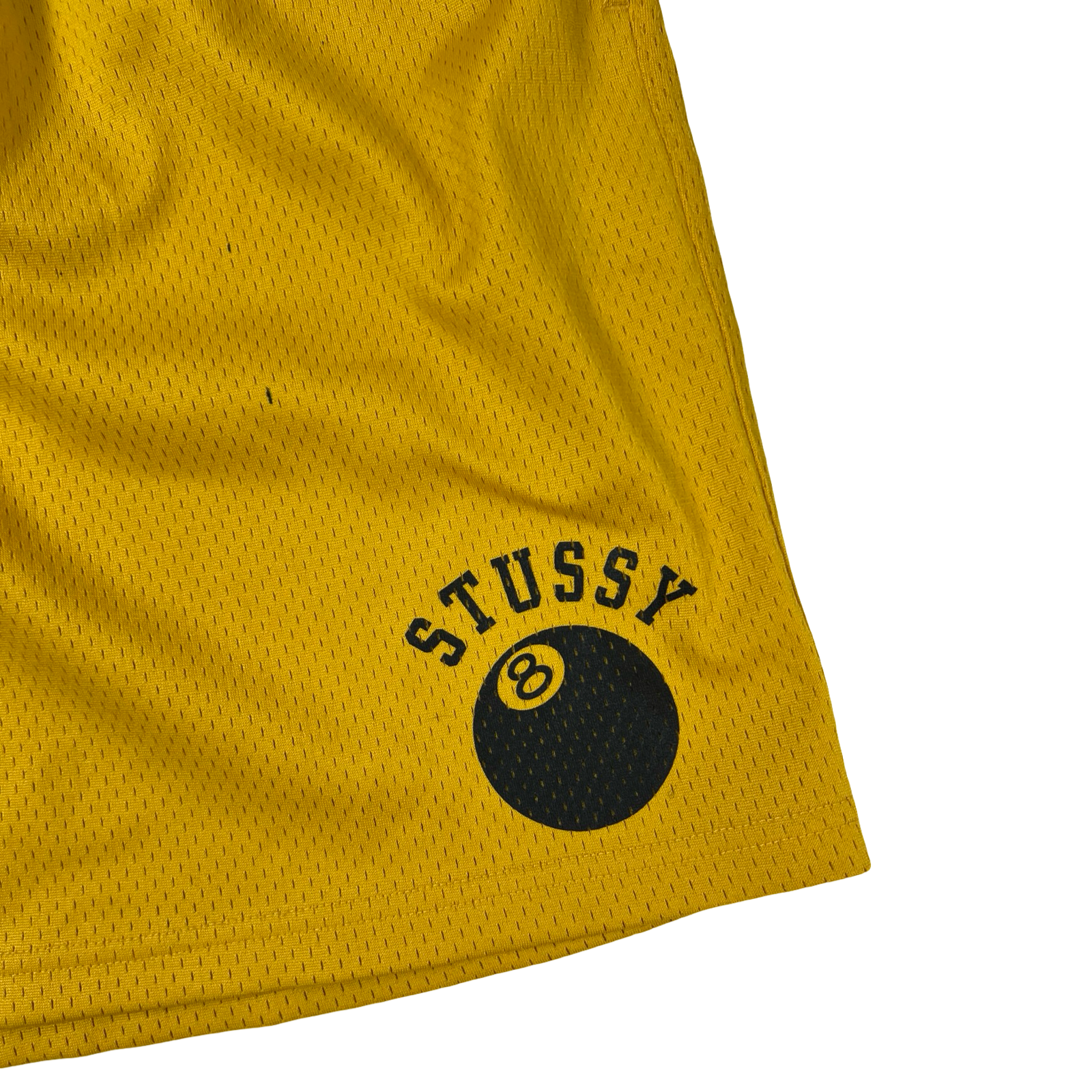 Stussy 8 Ball Mesh Shorts Yellow