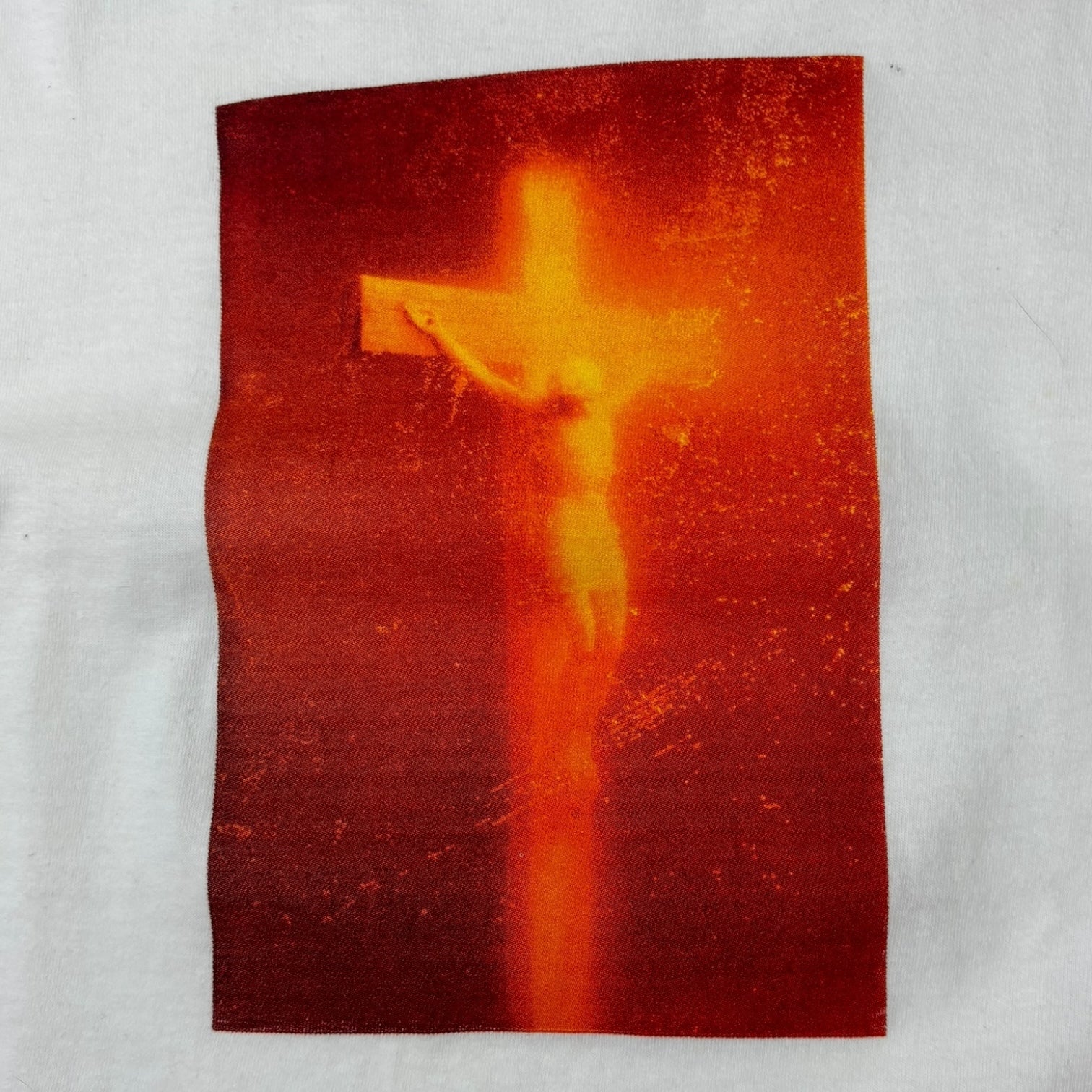 Supreme x Andres Serrano FW17 Piss Christ T-Shirt White