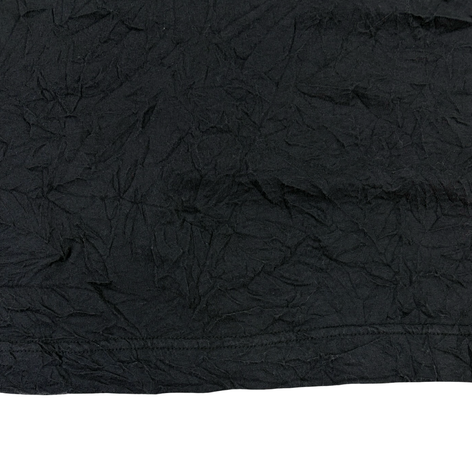 Y’s Yohji Yamamoto Wrinkle Jersey Stitch Longsleeve Black