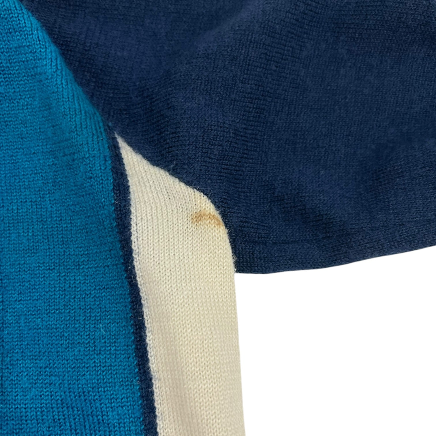 Palace Polo Half Zip Knit Sweater Blue