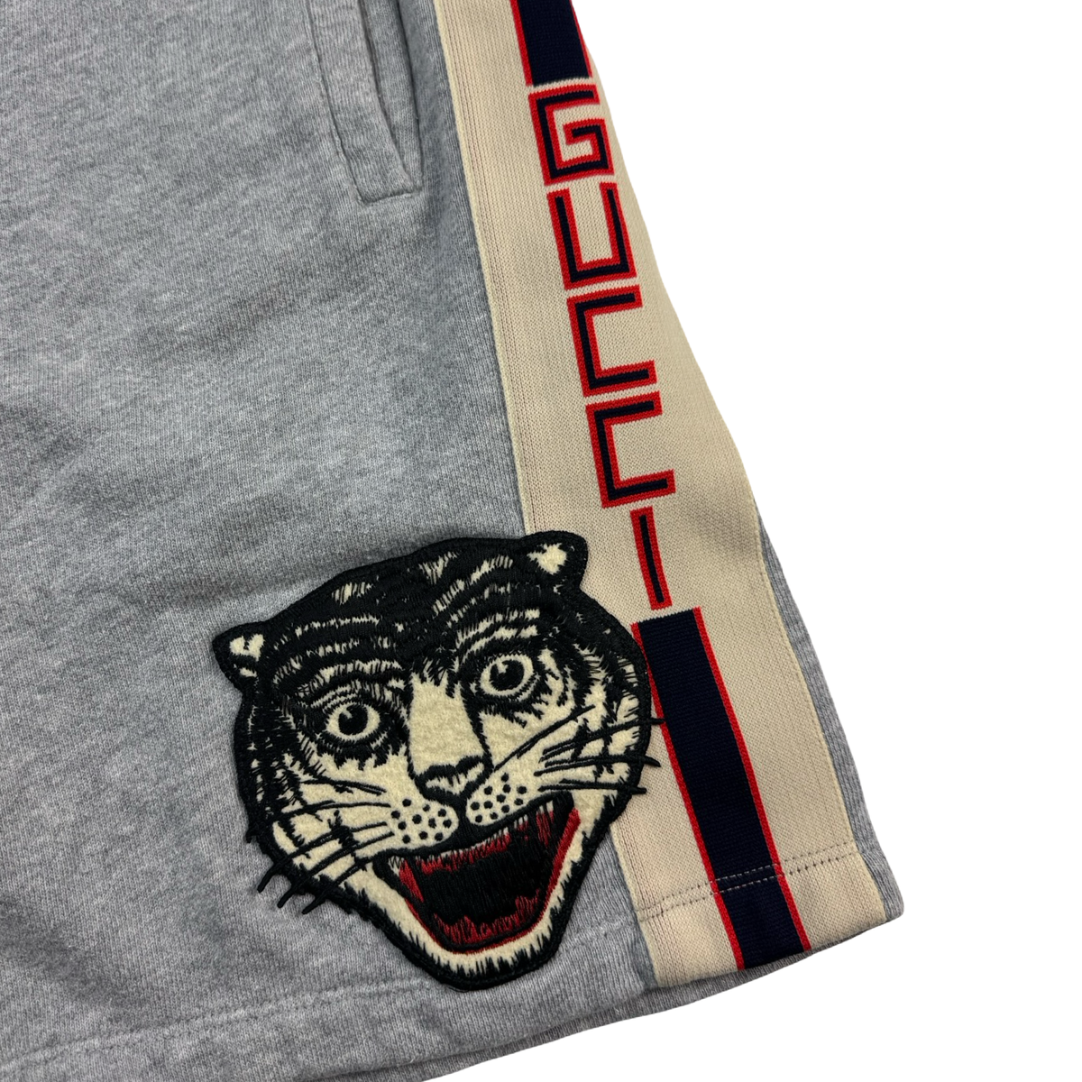 Gucci Tiger Patch French Terry Shorts