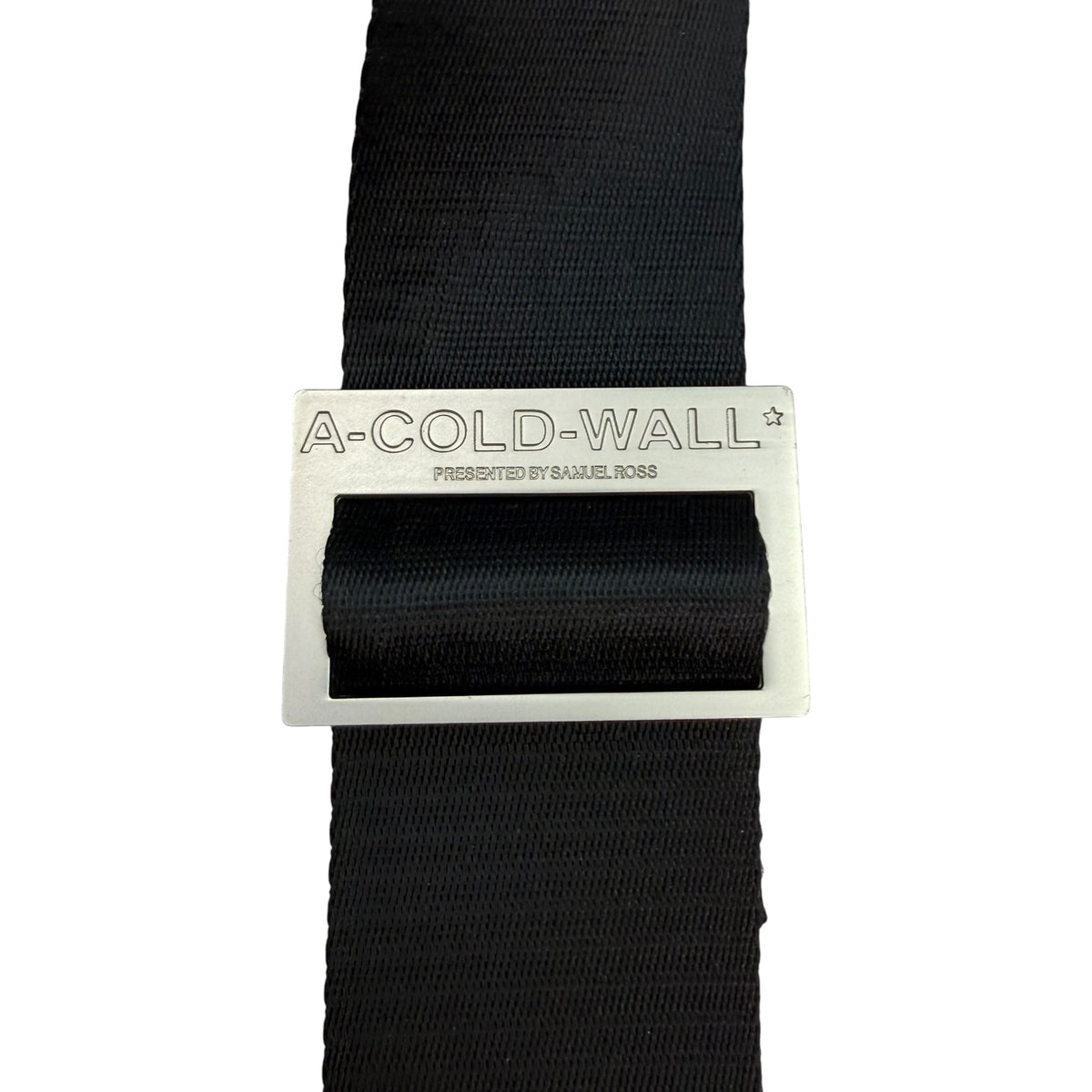 A-Cold-Wall Padded Envelope Cross Body Bag Black