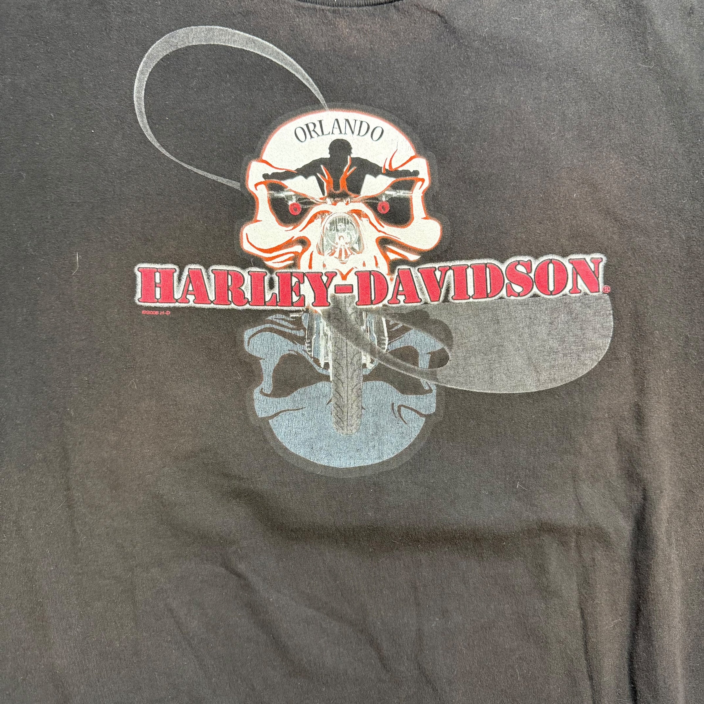 Vintage Harley Davidson Of Orlando Tee Black