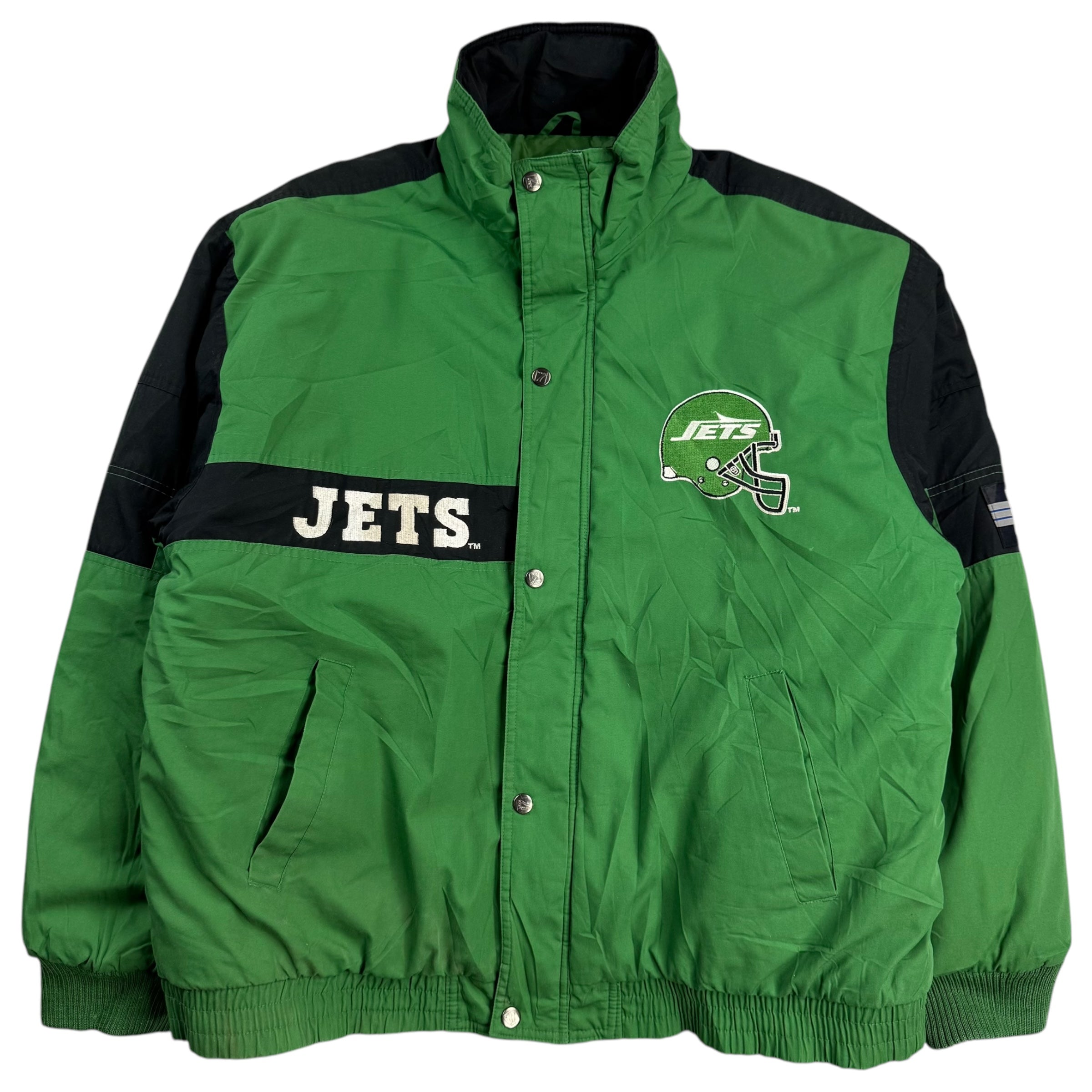 Vintage Logo 7 New York Jets Jacket Green