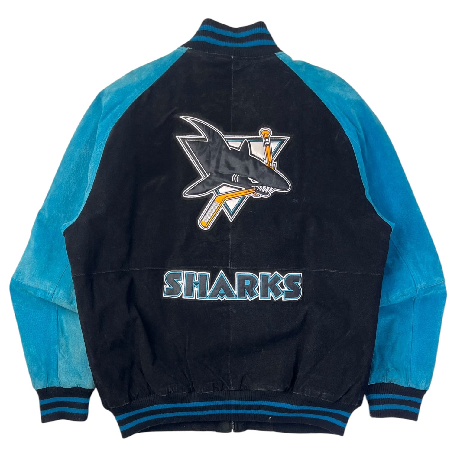 Vintage San Jose Sharks NHL Suede Jacket