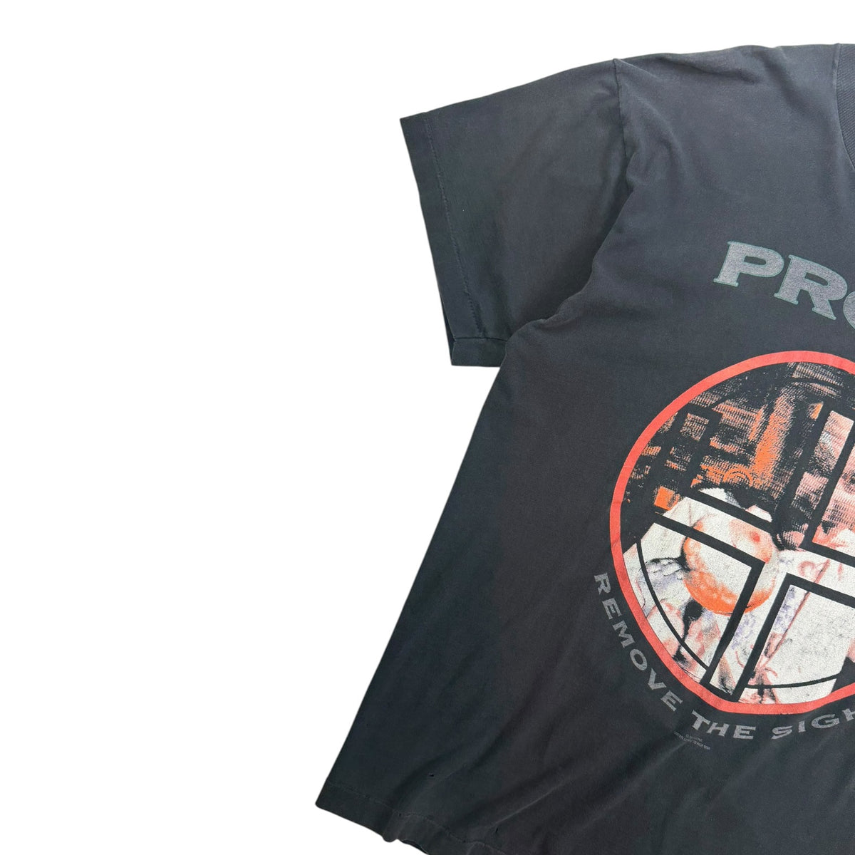 Vintage 1994 Remove the Sight Prong T-Shirt Black